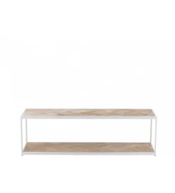 J-Line Stolik kawowy ZIGZAG 150 cm naturalny