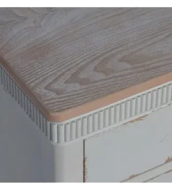 Zona-Design Stolik nocny ALIEY 72 cm drewno jodła kremowy