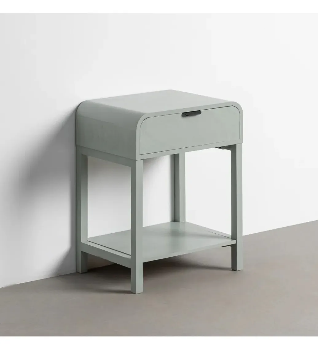 Zona-Design Stolik nocny AREGOM 61 x 48 cm jasnozielony