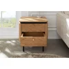 Invicta Interior - przedsprzedaż Stolik nocny ATELIER 55 cm kolor dębu