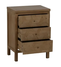 Zona-Design Stolik nocny BRAYAN 66 cm naturalny