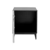KARE Stolik nocny CARINO 50 cm srebrna