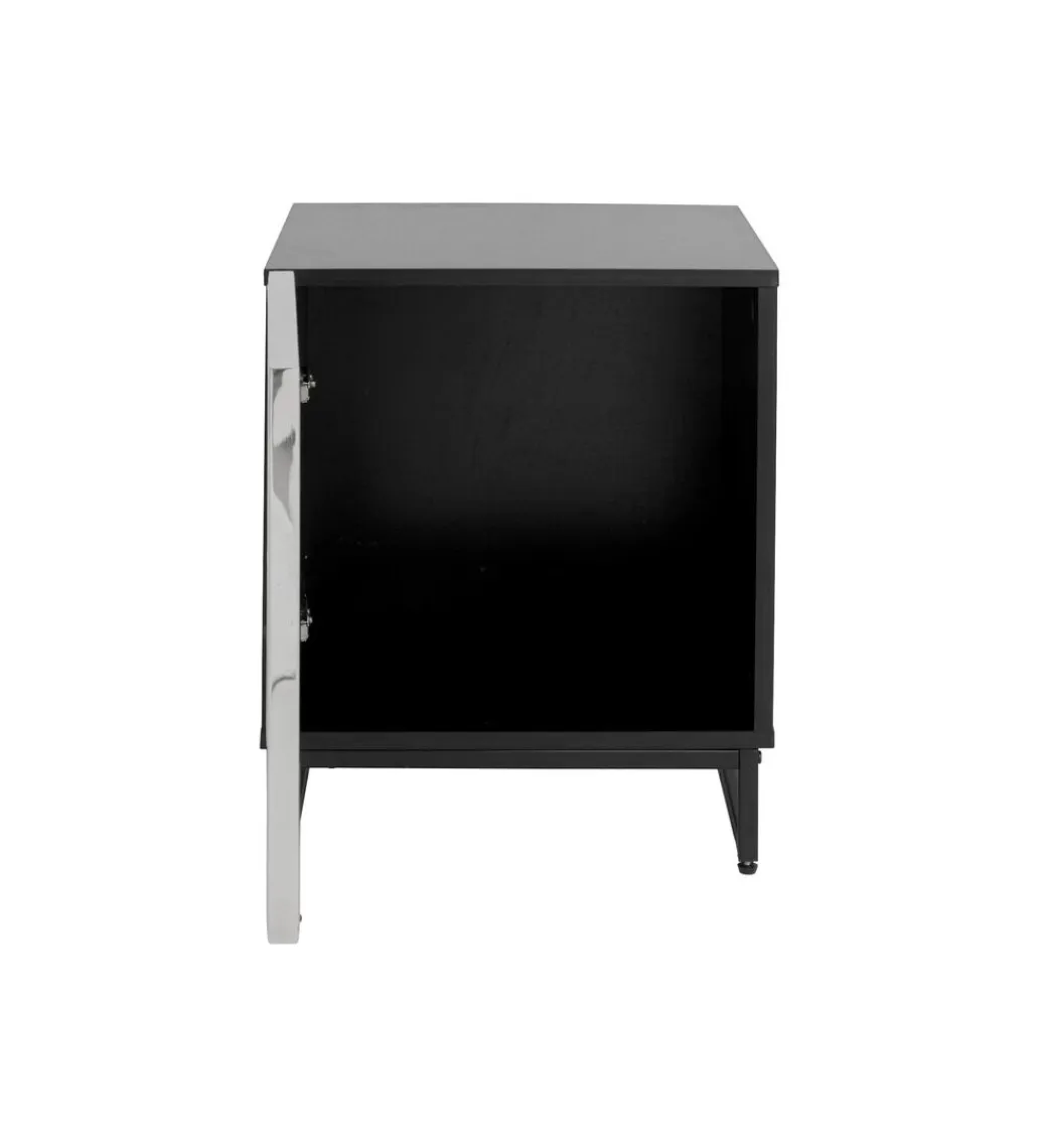KARE Stolik nocny CARINO 50 cm srebrna