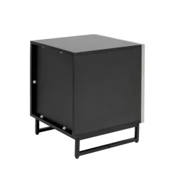 KARE Stolik nocny CARINO 50 cm srebrna