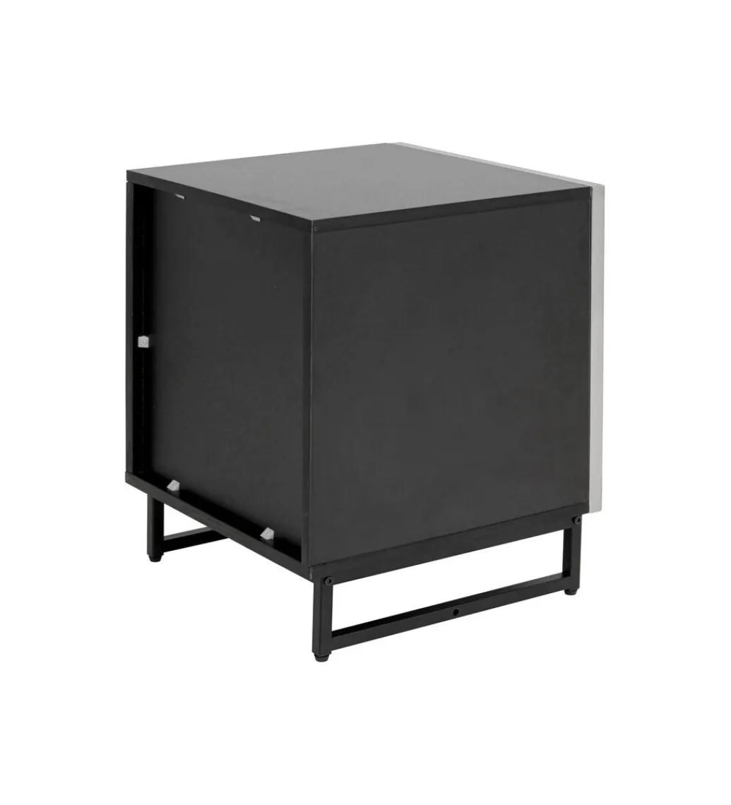 KARE Stolik nocny CARINO 50 cm srebrna