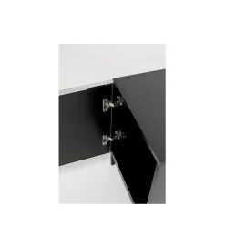 KARE Stolik nocny CARINO 50 cm srebrna