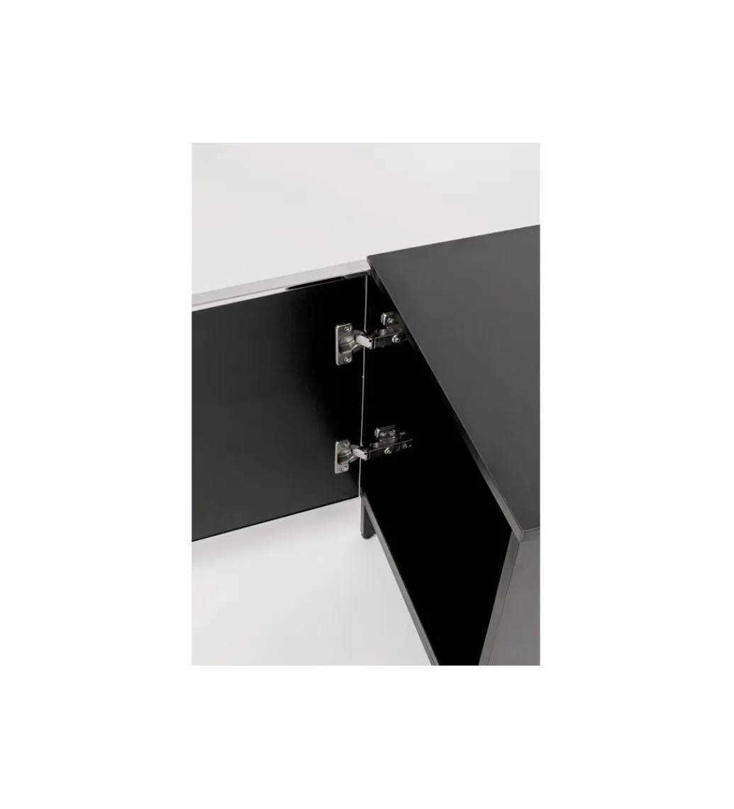 KARE Stolik nocny CARINO 50 cm srebrna