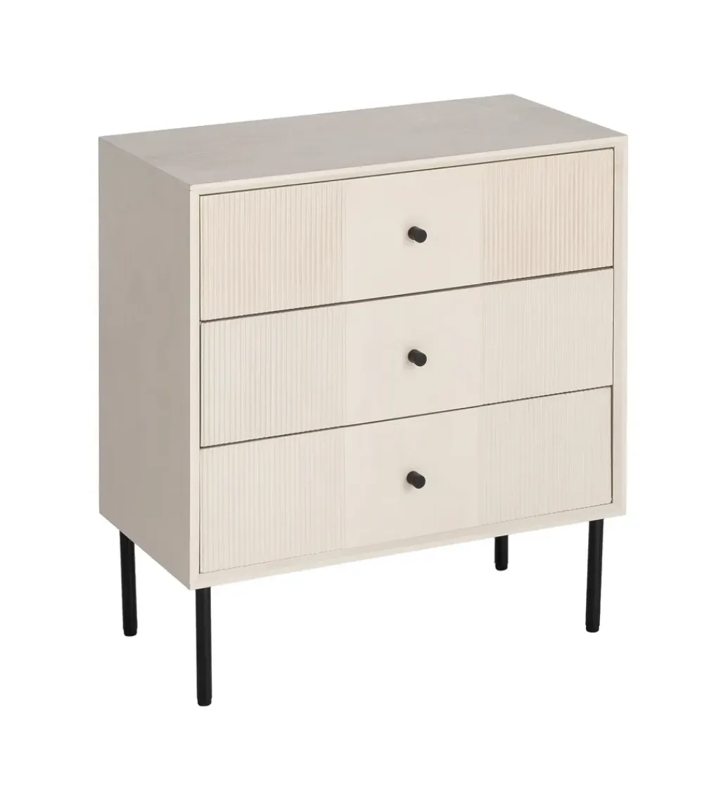 Zona-Design Stolik nocny ENTARADA 61 cm kremowy