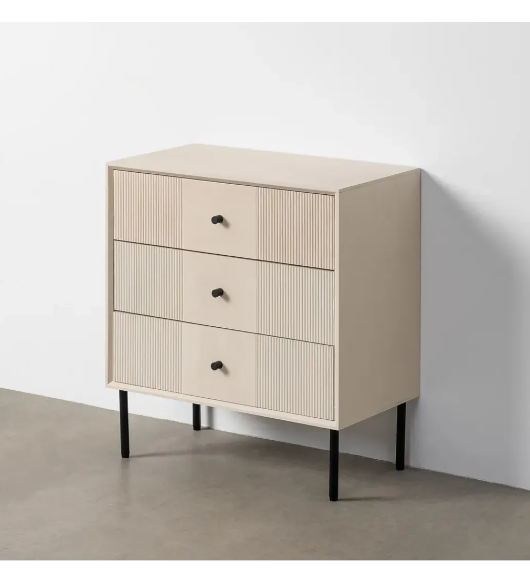 Zona-Design Stolik nocny ENTARADA 61 cm kremowy