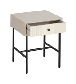 Zona-Design Stolik nocny ENTARADA 40 cm kremowy