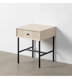 Zona-Design Stolik nocny ENTARADA 40 cm kremowy
