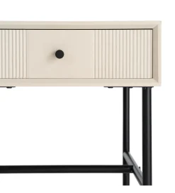 Zona-Design Stolik nocny ENTARADA 40 cm kremowy