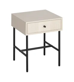 Zona-Design Stolik nocny ENTARADA 40 cm kremowy