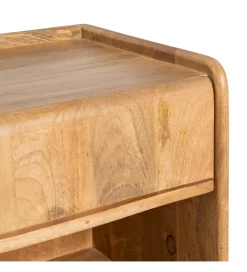Zona-Design Stolik nocny GALT 50 cm drewno mango naturalny