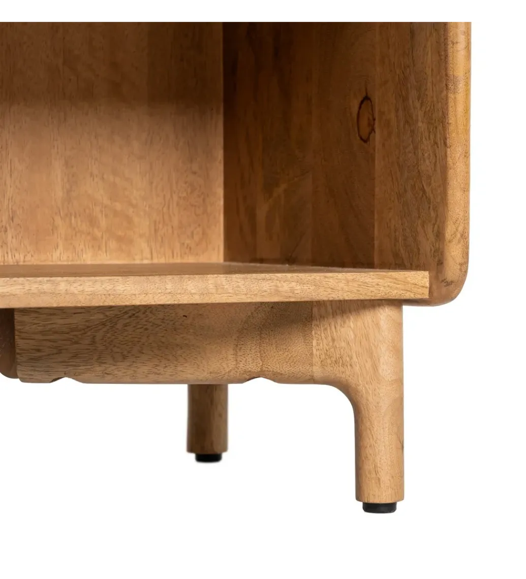 Zona-Design Stolik nocny GALT 50 cm drewno mango naturalny