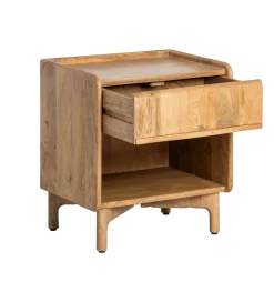 Zona-Design Stolik nocny GALT 50 cm drewno mango naturalny