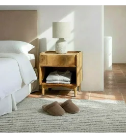 Zona-Design Stolik nocny GALT 50 cm drewno mango naturalny