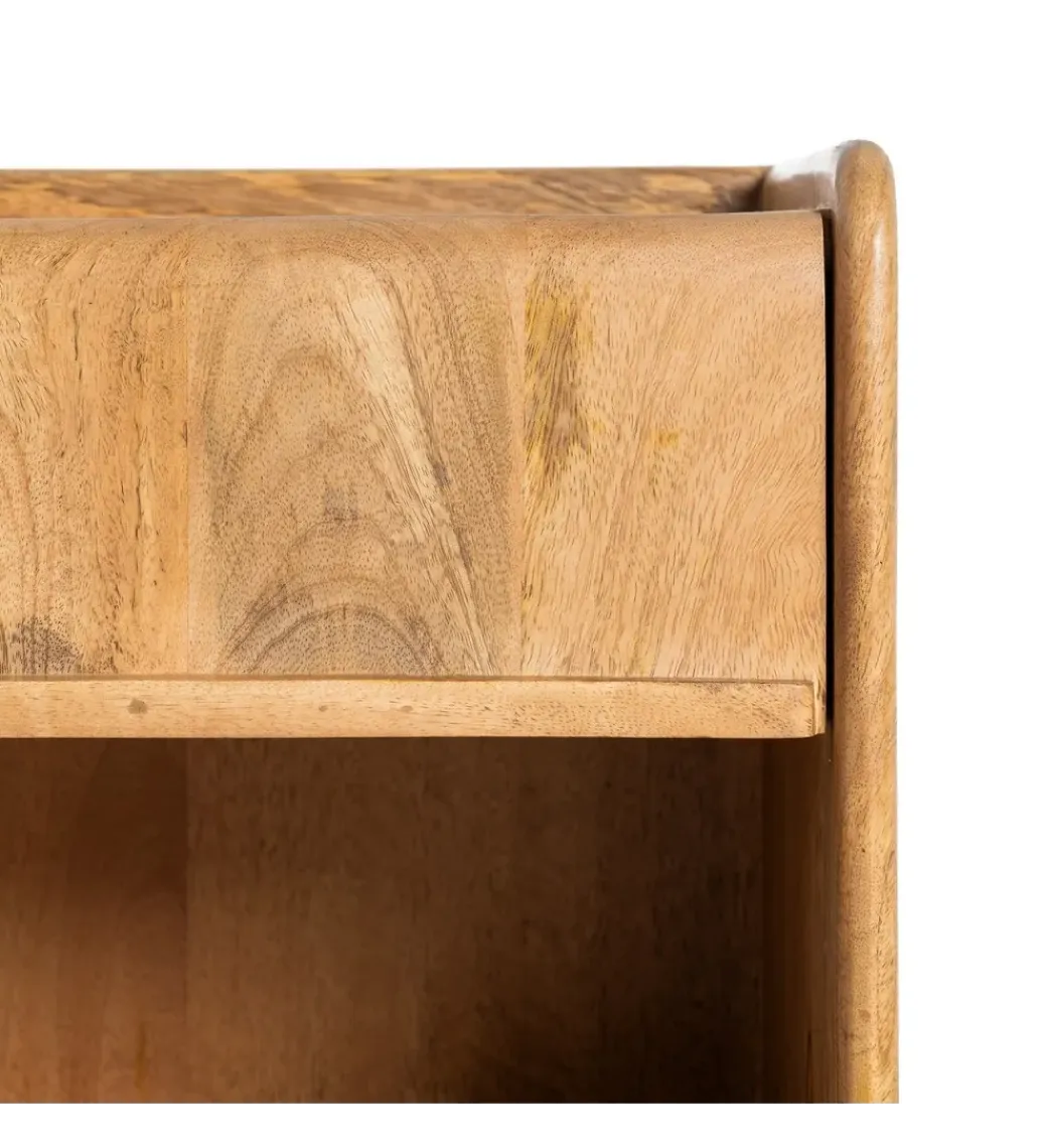Zona-Design Stolik nocny GALT 50 cm drewno mango naturalny