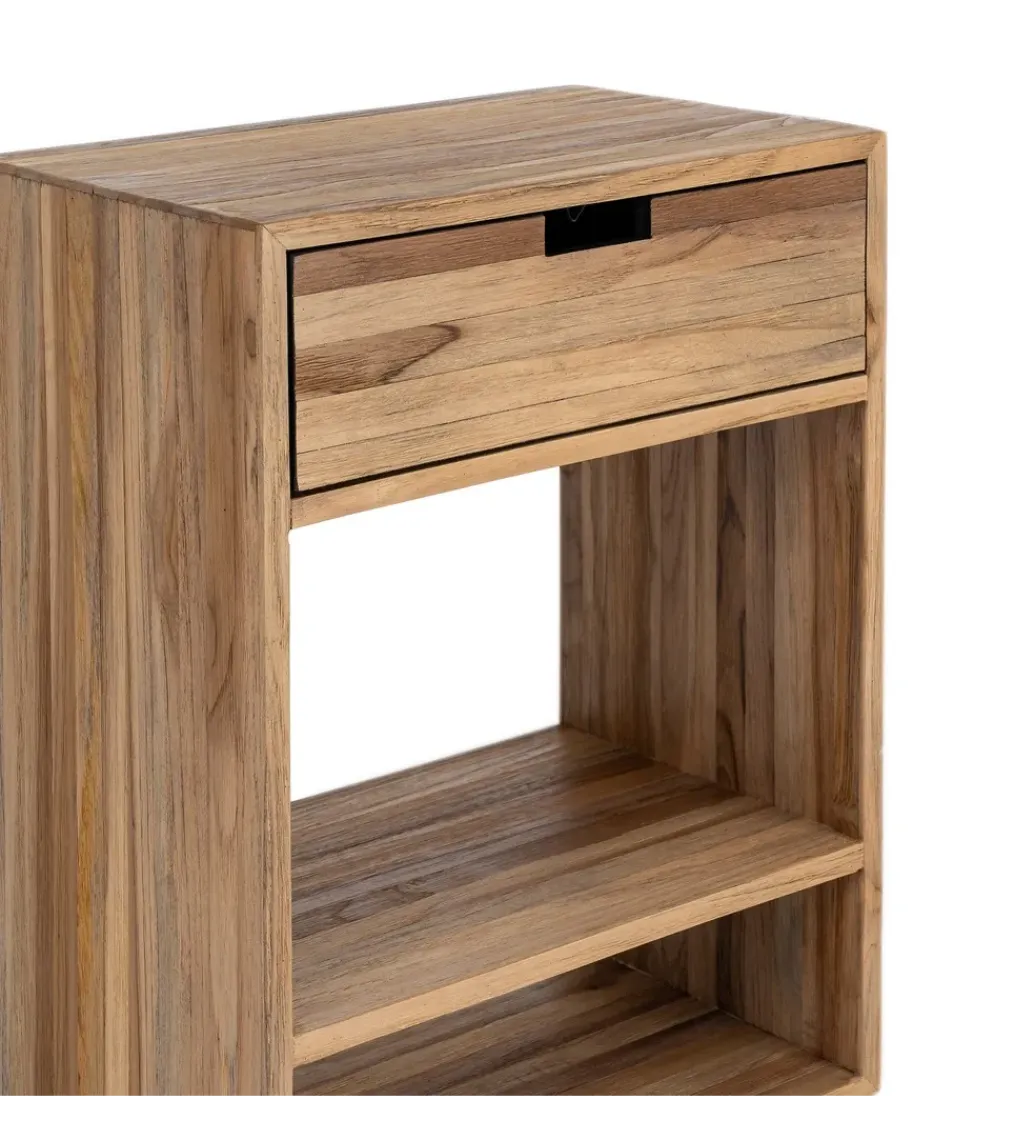 Zona-Design Stolik nocny KURAN 60 cm drewno teak