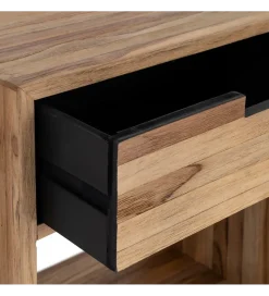 Zona-Design Stolik nocny KURAN 60 cm drewno teak