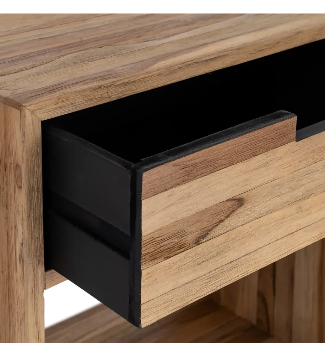 Zona-Design Stolik nocny KURAN 60 cm drewno teak
