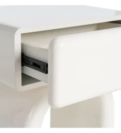 Zona-Design Stolik nocny LACADO 57 cm kremowy