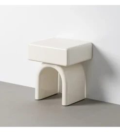 Zona-Design Stolik nocny LACADO 57 cm kremowy