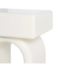 Zona-Design Stolik nocny LACADO 57 cm kremowy