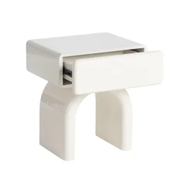 Zona-Design Stolik nocny LACADO 57 cm kremowy