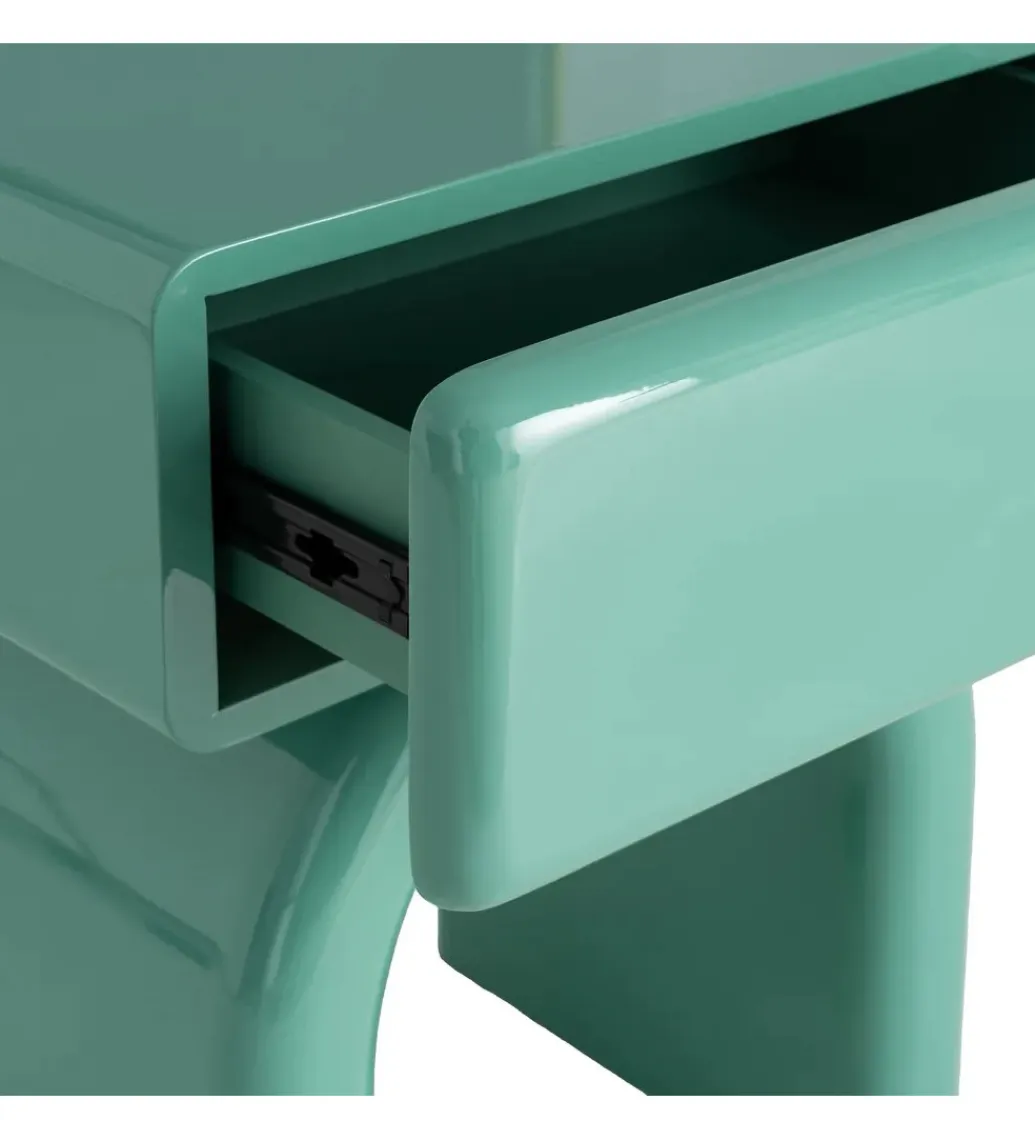 Zona-Design Stolik nocny LACQUER 50 cm zielony