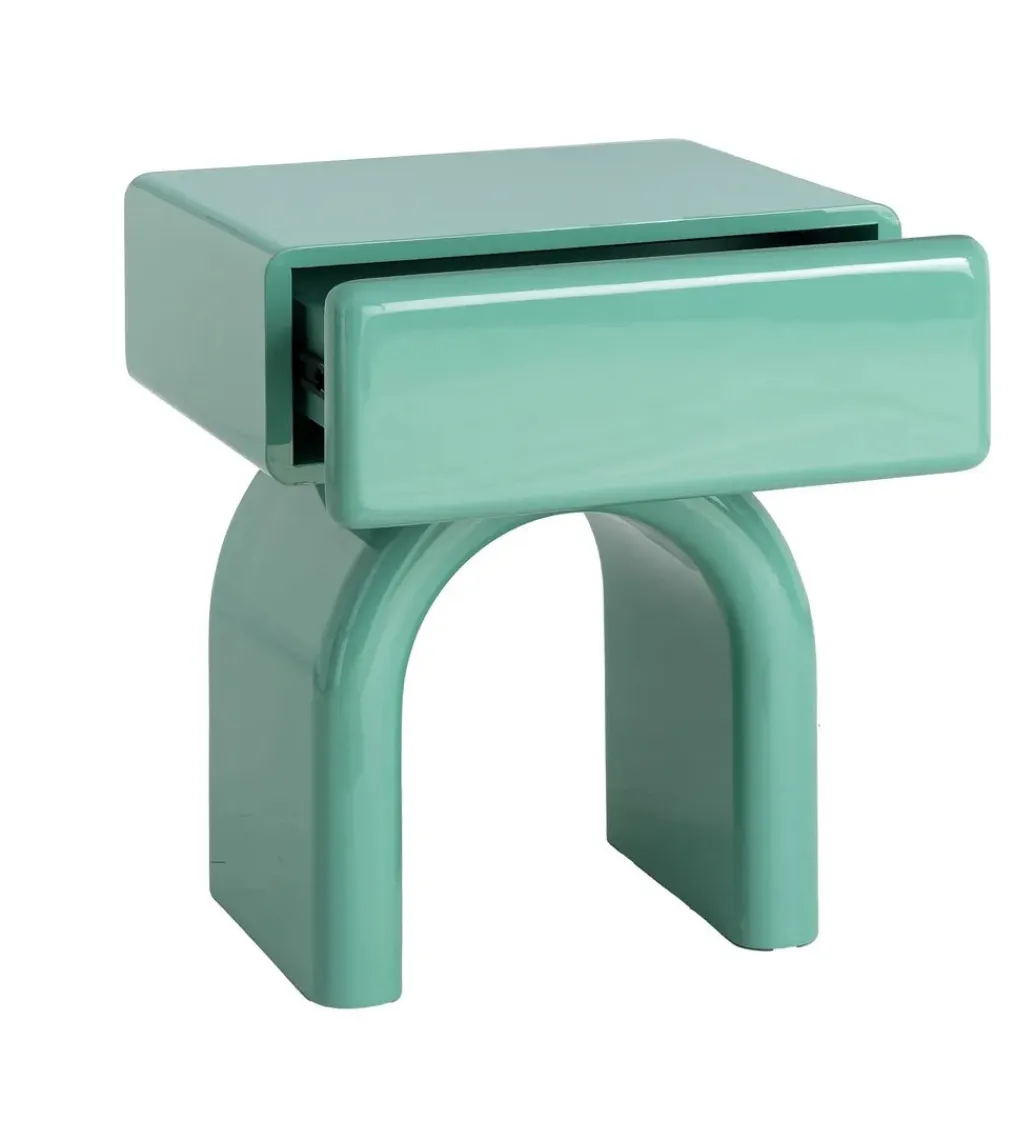 Zona-Design Stolik nocny LACQUER 50 cm zielony