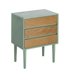 Zona-Design Stolik nocny MESTARONY 62 cm naturalny zielony