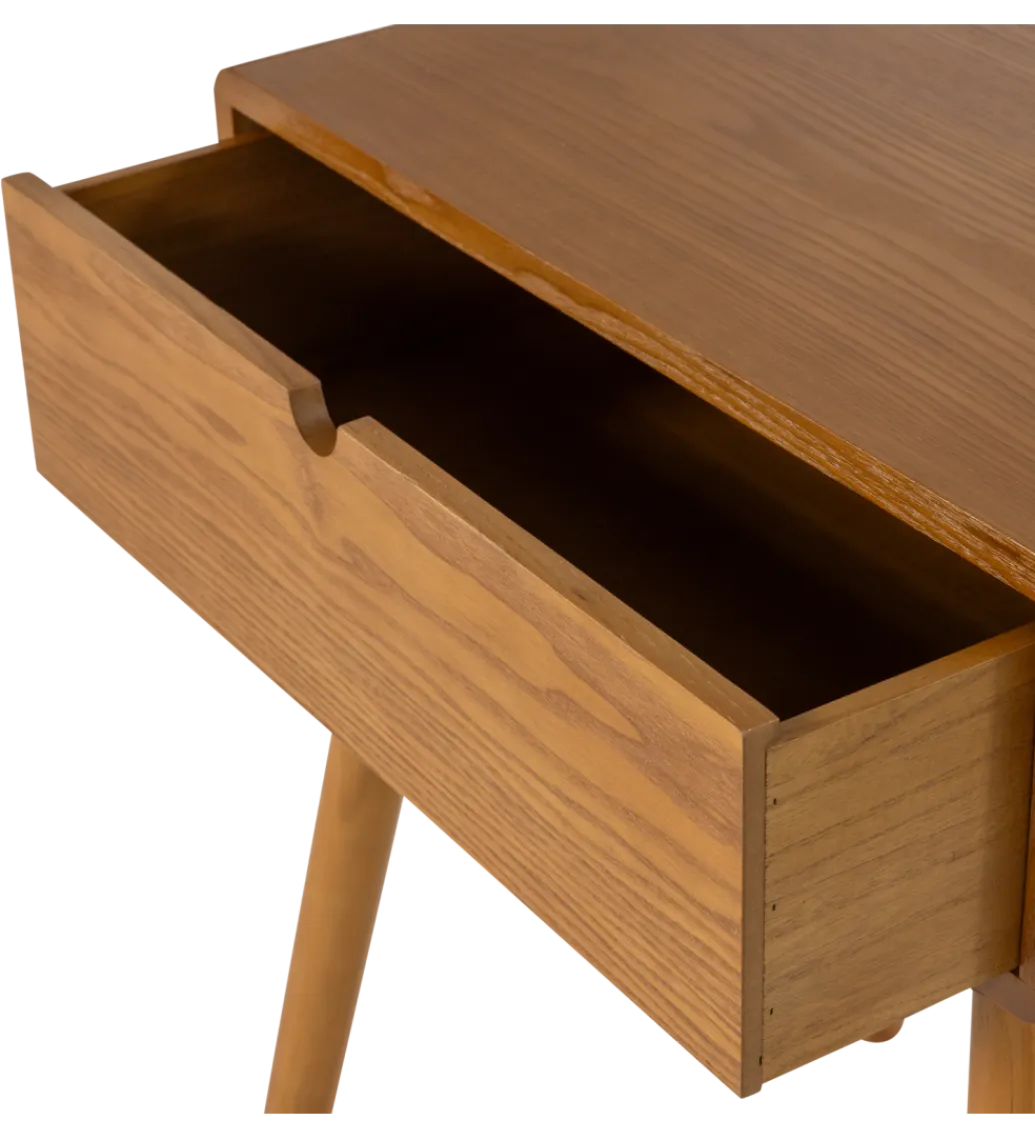 WOOOD Stolik nocny NELO 54 cm naturalny