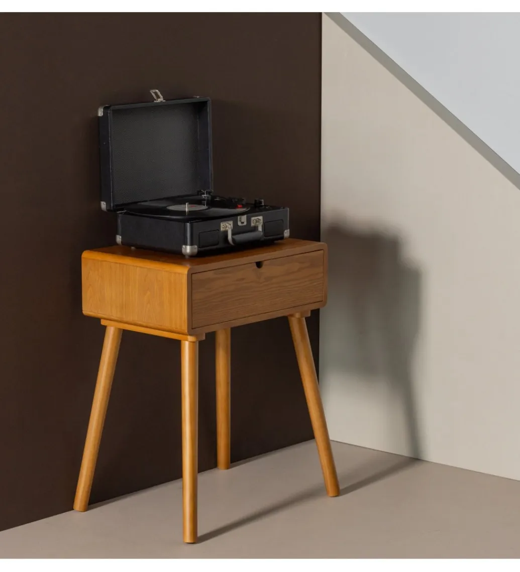 WOOOD Stolik nocny NELO 54 cm naturalny