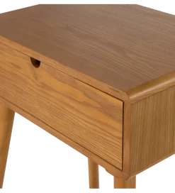 WOOOD Stolik nocny NELO 54 cm naturalny