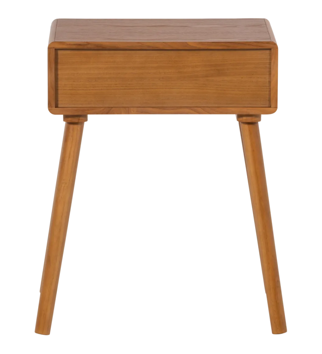 WOOOD Stolik nocny NELO 54 cm naturalny