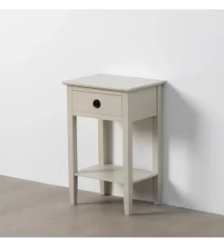 Zona-Design Stolik nocny REID 40 cm jasnoszary