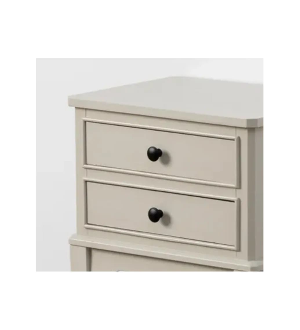 Zona-Design Stolik nocny REID 41 cm jasnoszary
