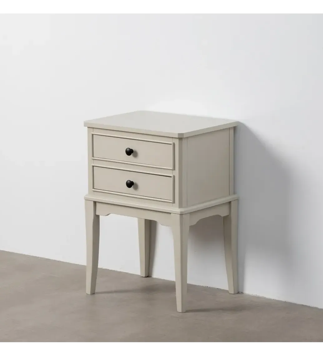 Zona-Design Stolik nocny REID 41 cm jasnoszary