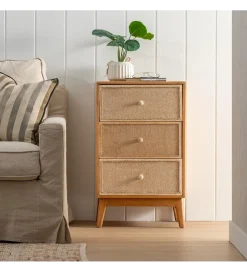 Zona-Design Stolik nocny WARTUM 76 cm naturalny