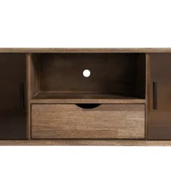 Zona-Design Stolik pod TV AMY 150 cm drewno kauczuk