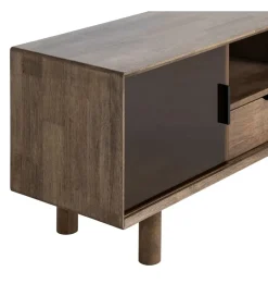 Zona-Design Stolik pod TV AMY 150 cm drewno kauczuk