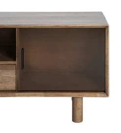Zona-Design Stolik pod TV AMY 150 cm drewno kauczuk