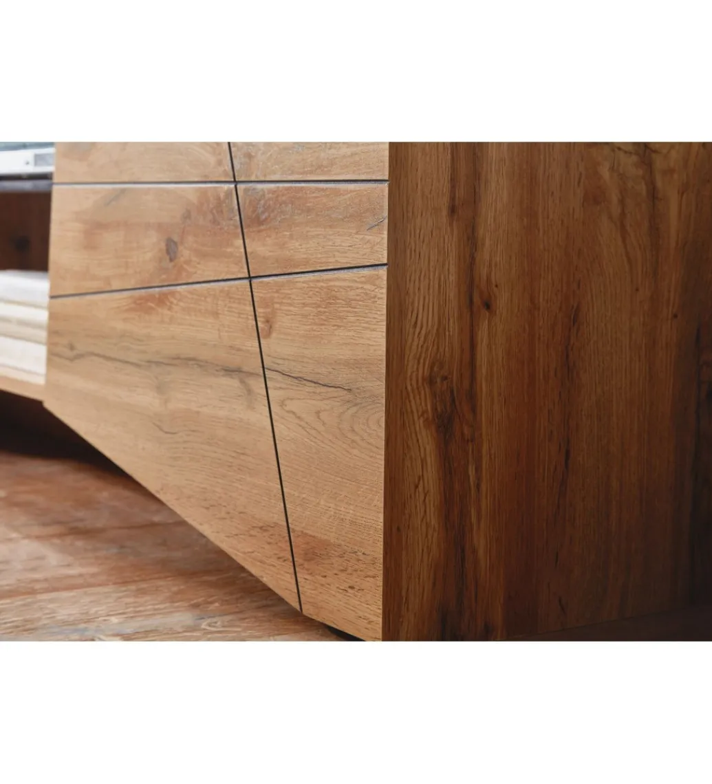 WOHNLING, GERMANY Stolik pod TV ANKONA 160 cm w kolorze dąb
