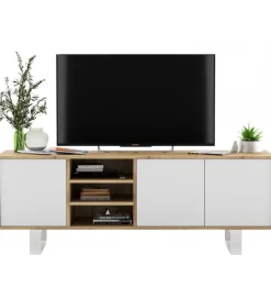 Polski Design ML Stolik pod Tv Apollo II 150 cm biały