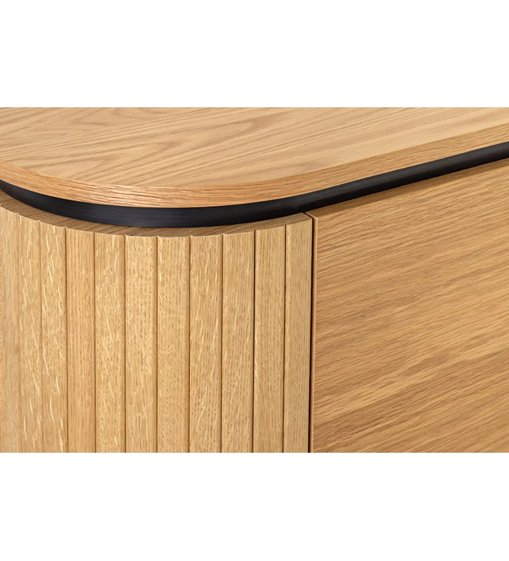 Invicta Interior - przedsprzedaż Stolik pod TV ATELIER 160 cm kolor naturalnego dębu