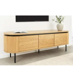 Invicta Interior - przedsprzedaż Stolik pod TV ATELIER 160 cm kolor naturalnego dębu