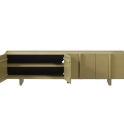 WOOOD Stolik pod TV BASU 200 cm drewno sosny moss