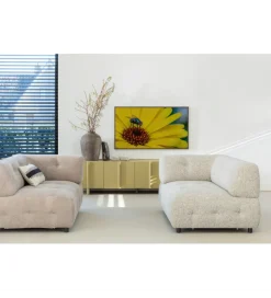WOOOD Stolik pod TV BASU 200 cm drewno sosny moss