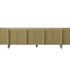 WOOOD Stolik pod TV BASU 200 cm drewno sosny moss